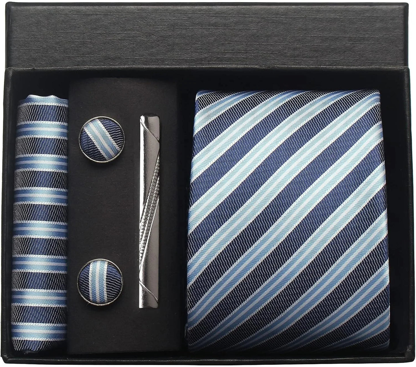 Corbatas clásicas para hombre en caja de regalo, corbata de negocios
