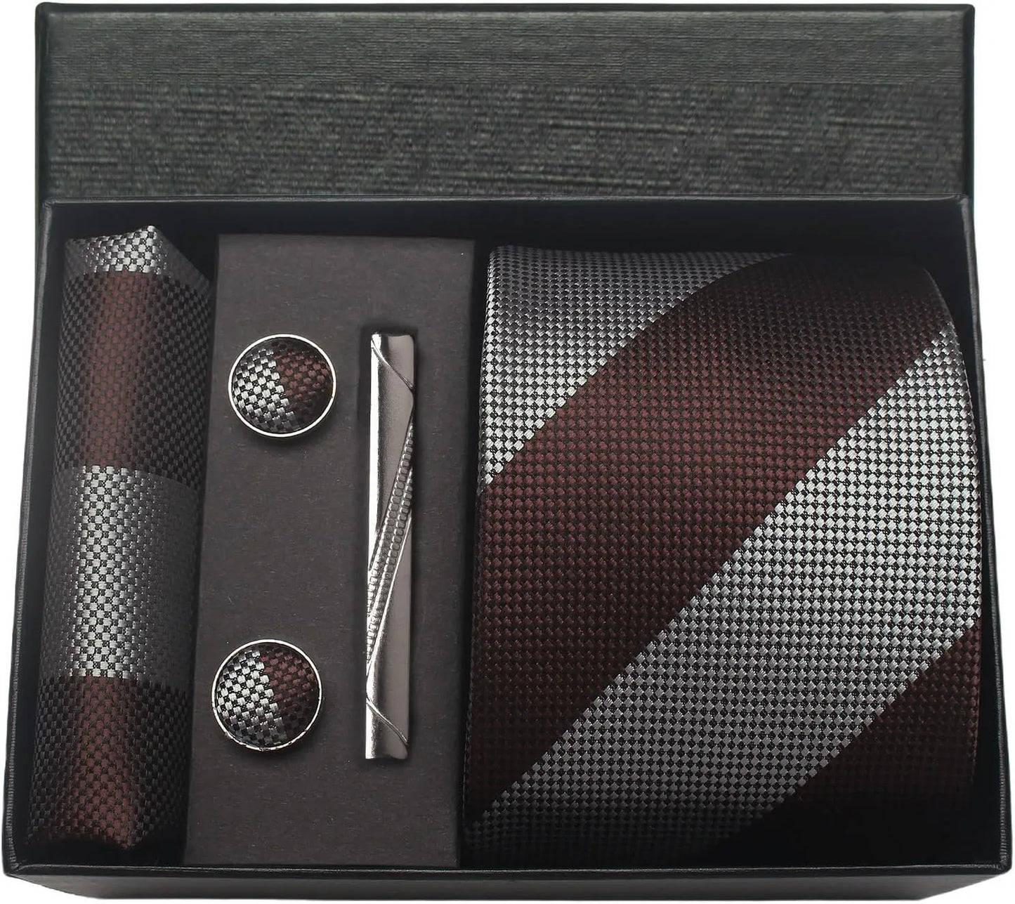 Corbatas clásicas para hombre en caja de regalo, corbata de negocios