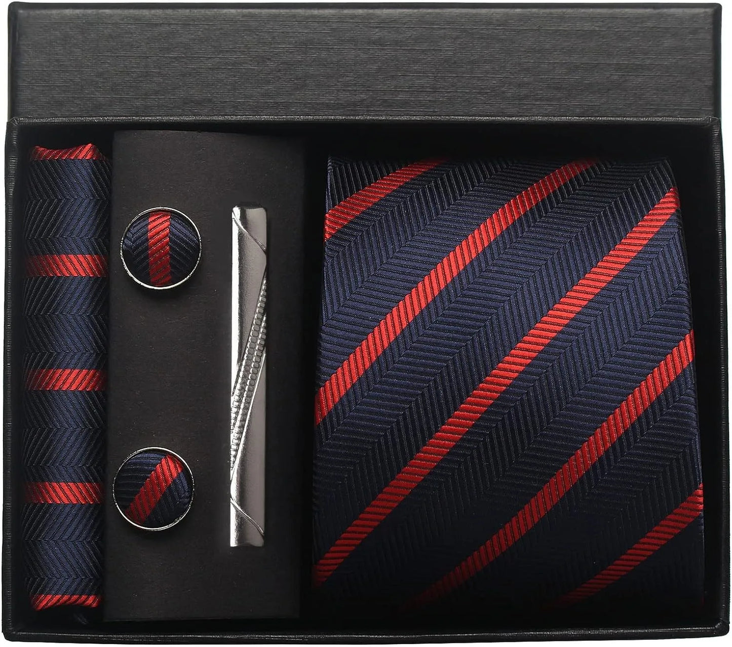 Corbatas clásicas para hombre en caja de regalo, corbata de negocios