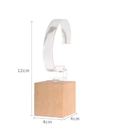 Expositor de relojes de madera de nogal, organizador de relojes, estante para exhibición de relojes