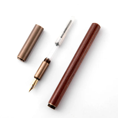 Pluma estilográfica de madera para oficina, negocios