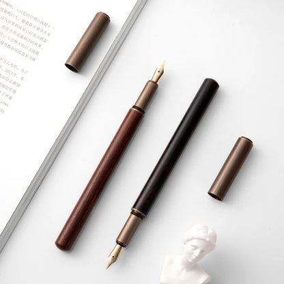 Pluma estilográfica de madera para oficina, negocios